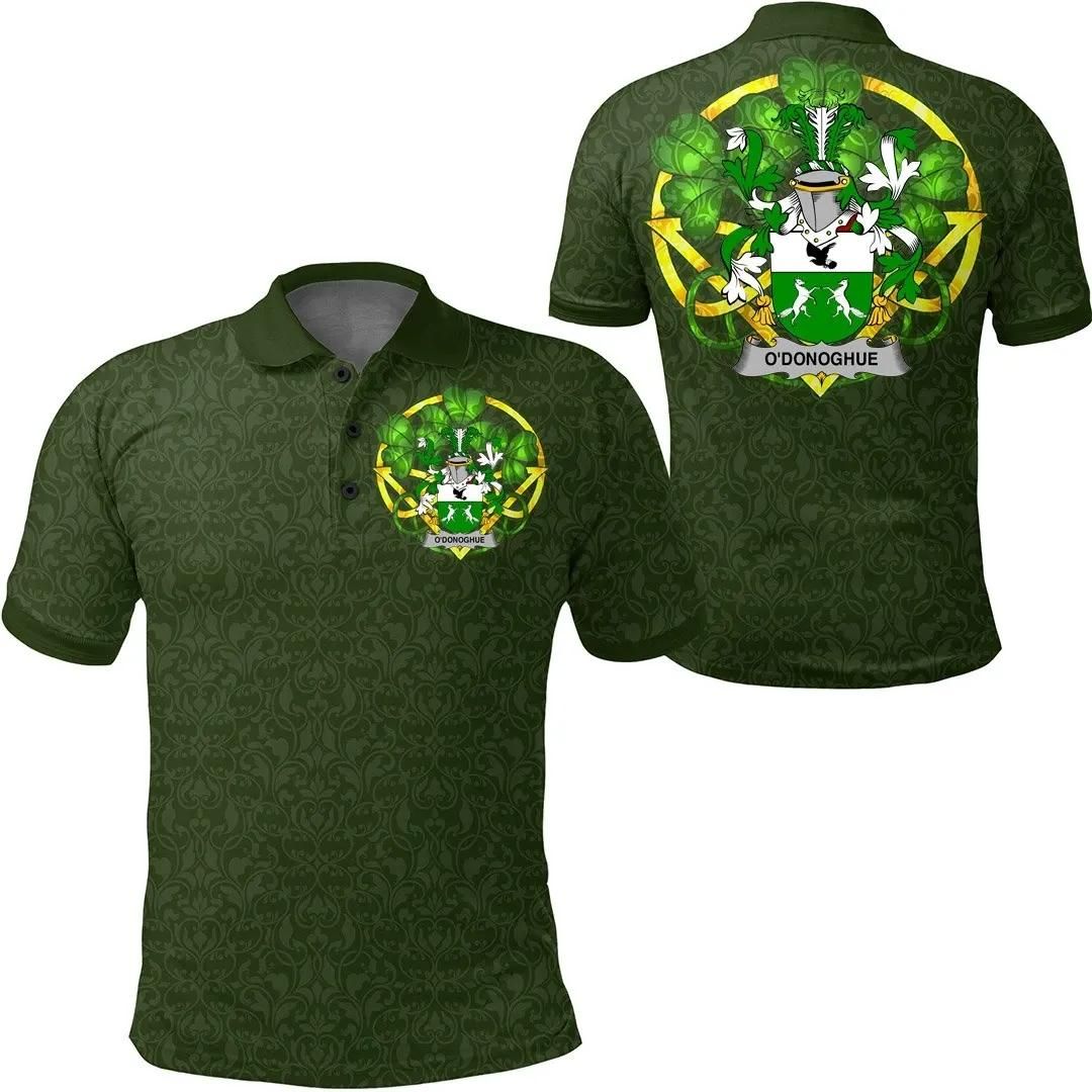 O'Donoghue Ireland Polo Shirt - Celtic Shamrock - Irish Family Crest A7 O'Donoghue Ireland Polo Shirt - Celtic Shamrock - Irish Family Crest A7