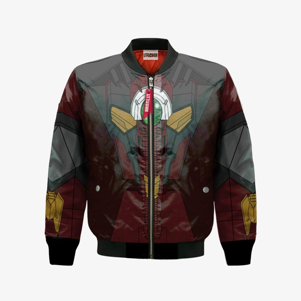OZ-13MS Gundam Epyon Bomber Jacket Custom Gundam Wing Cosplay Costumes Bomber Jacket OZ-13MS Gundam Epyon Bomber Jacket Custom Gundam Wing Cosplay Costumes Bomber Jacket