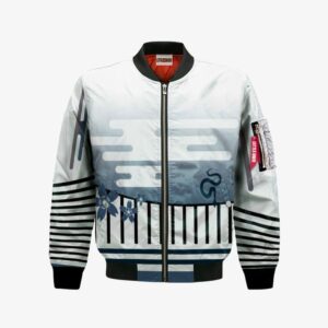Obanai Iguro Bomber Jacket Custom KNY Cosplay Costumes Bomber Jacket