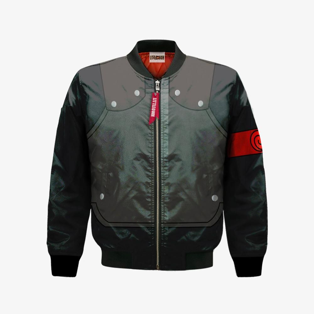 Obito Uchiha Chunin Boruto Bomber Jacket Custom Anime Clothes Bomber Jacket Obito Uchiha Chunin Boruto Bomber Jacket Custom Anime Clothes Bomber Jacket