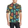 Octopus Pattern Print Design A01 Men Polo Shirt