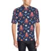 Octopus Pattern Print Design A04 Men Polo Shirt
