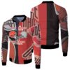 Ohio State Buckeye On Saturdays Cleverland Brown On Sundays 3D Bomber Jacket
