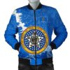 Oklahoma Christmas Coat Of Arms Men Bomber Jacket X Style J78 Bomber Jacket