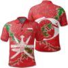 Oman Christmas Coat Of Arms Polo Shirt X Style J78