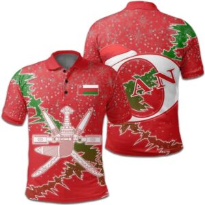 Oman Christmas Coat Of Arms Polo Shirt X Style J78