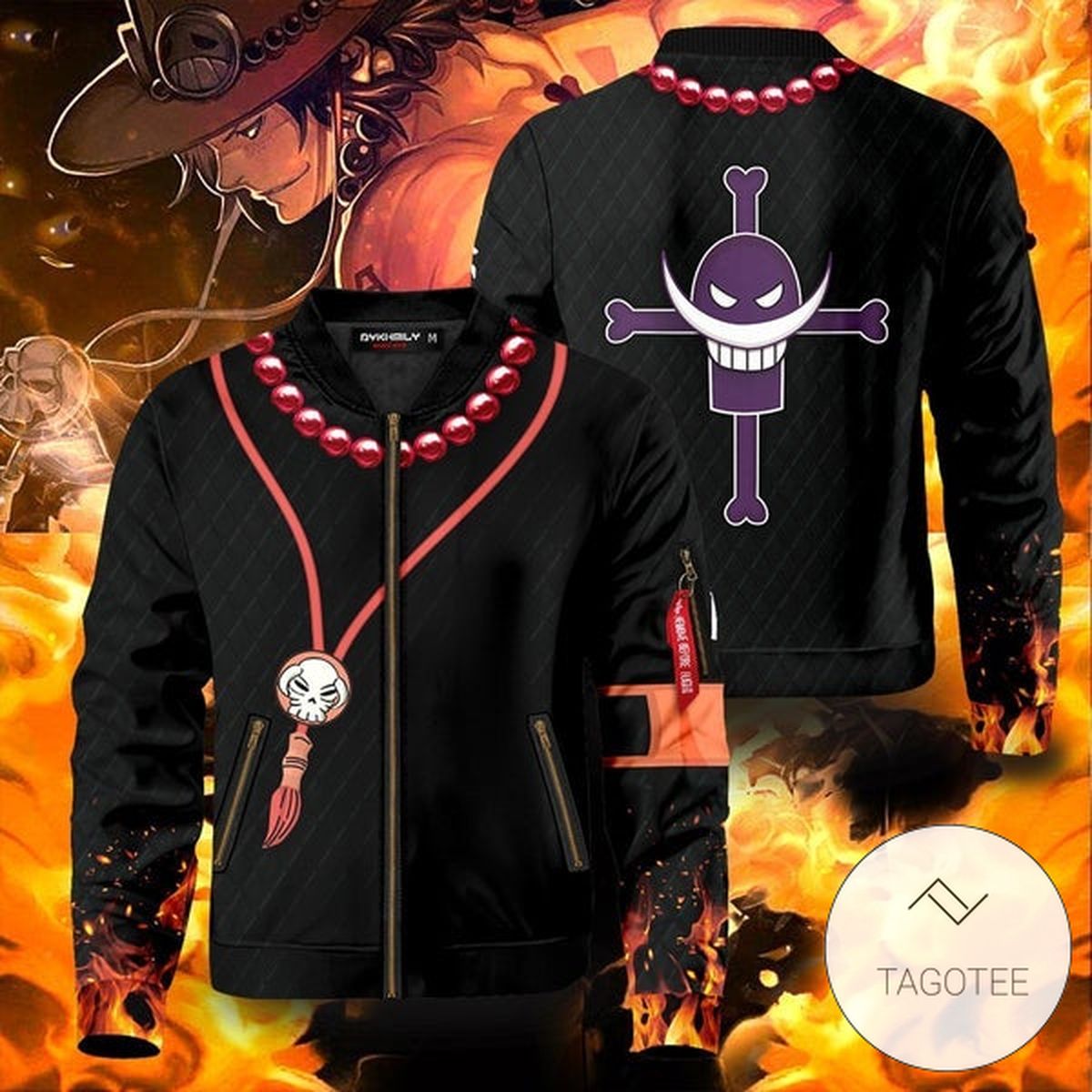 One Piece Ace Bomber Jacket One Piece Ace Bomber Jacket