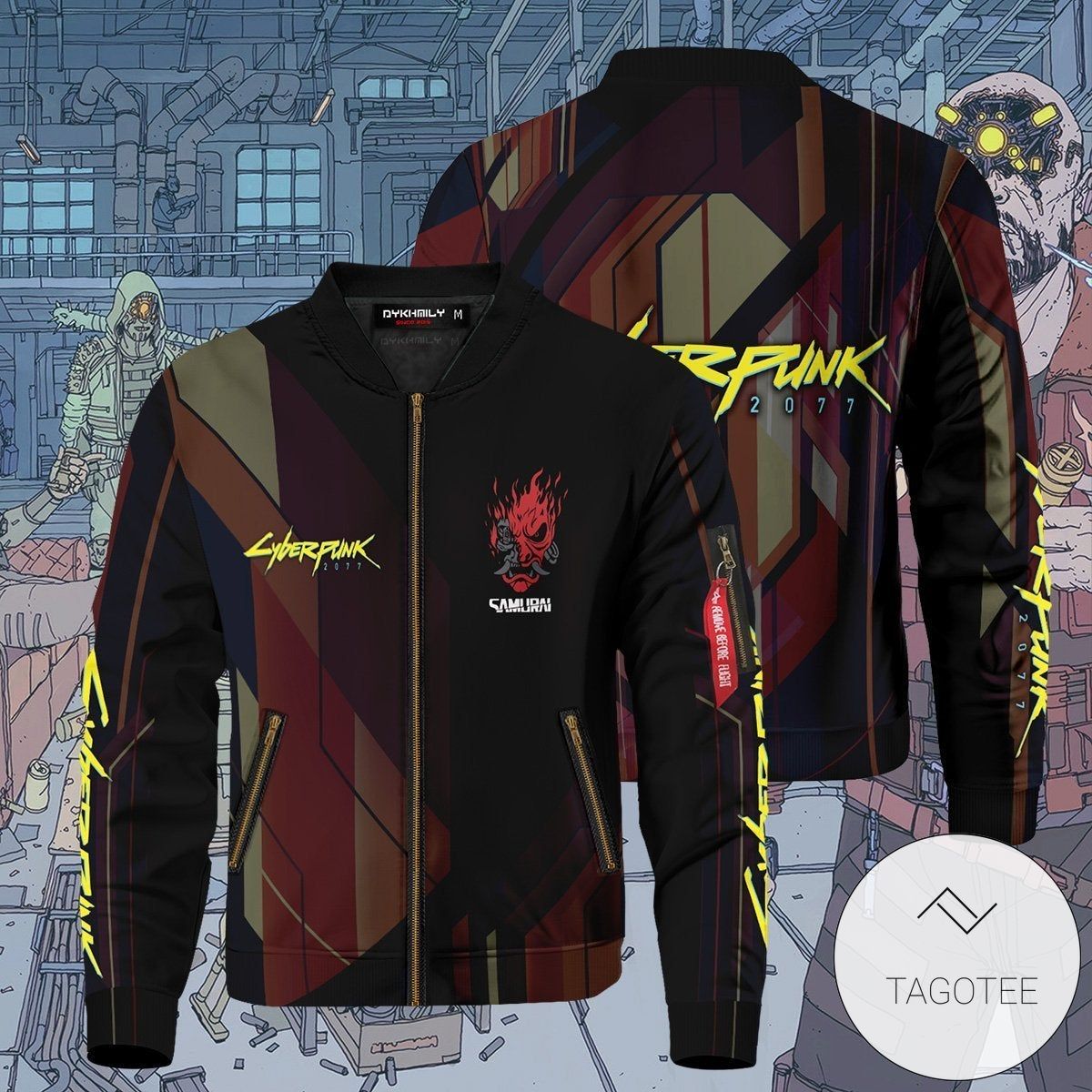 Oni Cyberpunk 2077 Bomber Jacket Oni Cyberpunk 2077 Bomber Jacket