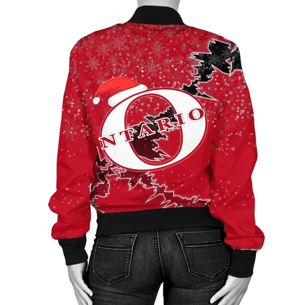 Ontario-Christmas-Coat-Of-Arms-Women-Bomber-Jacket-X-Style-J78-Bomber-Jacket-1