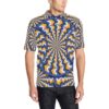 Optical Illusion Pattern Print Design A01 Men Polo Shirt