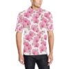 Orchid Pink Pattern Print Design Or07 Men Polo Shirt