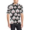 Orchid White Pattern Print Design Or09 Men Polo Shirt