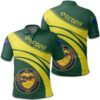 Oregon Coat Of Arms Polo Shirt Cricket Style J5W