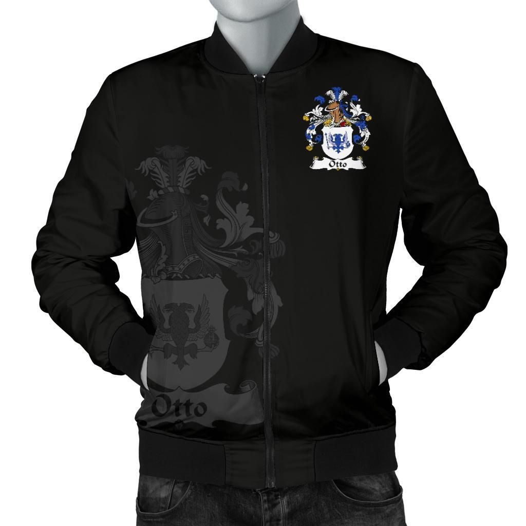Otto Germany Men's Bomber Jacket - German Family Crest A7 Bomber Jacket Otto Germany Men's Bomber Jacket - German Family Crest A7 Bomber Jacket