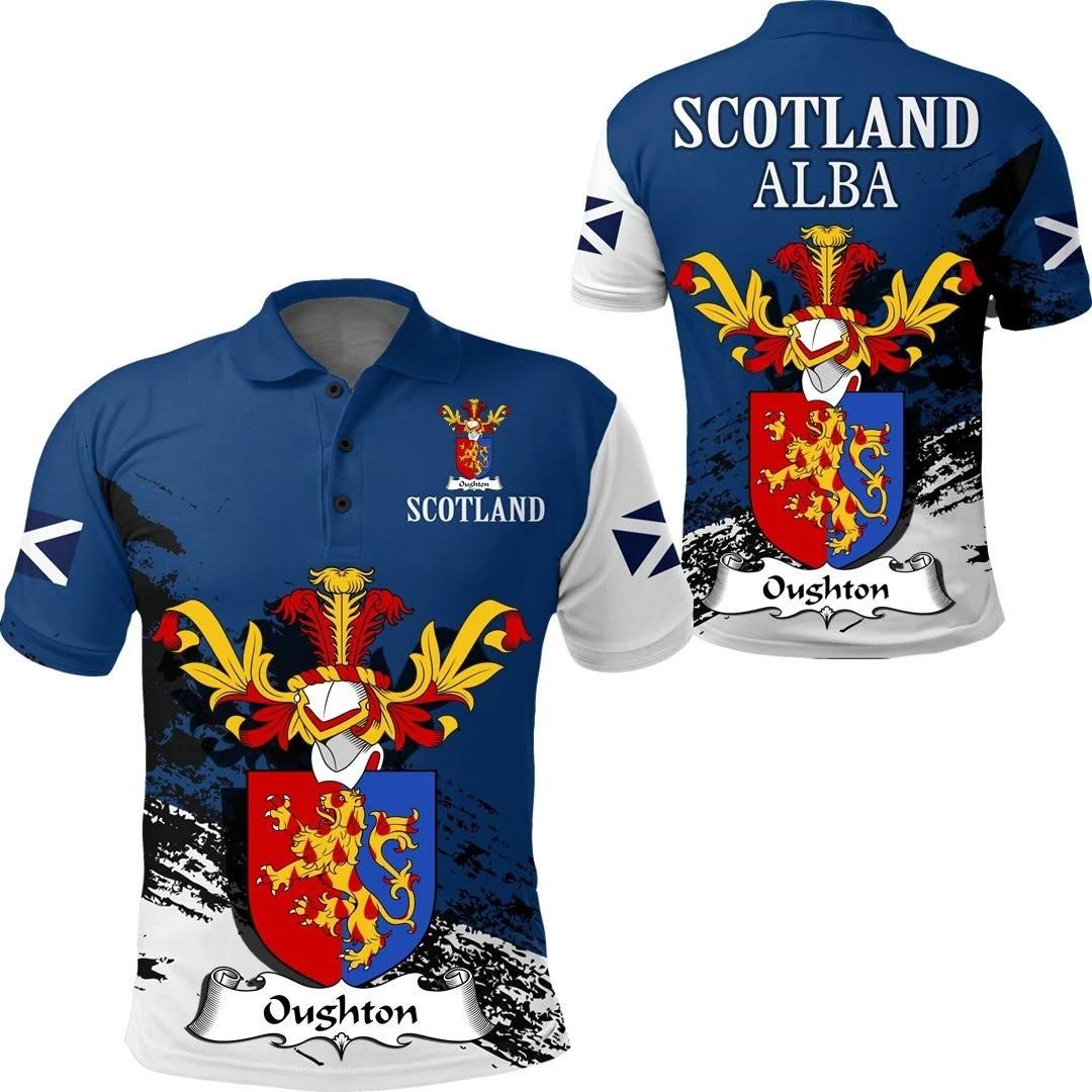 Oughton Scottish Family Crest Scotland Special Polo Shirt - Golf Shirt A7 Oughton Scottish Family Crest Scotland Special Polo Shirt - Golf Shirt A7