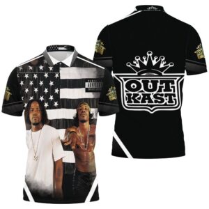 Oukast Stankonia Flag Polo Shirt