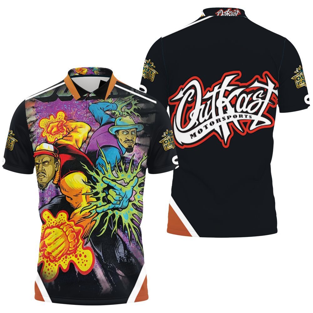 Outkast Atliens Super Power Polo Shirt Outkast Atliens Super Power Polo Shirt