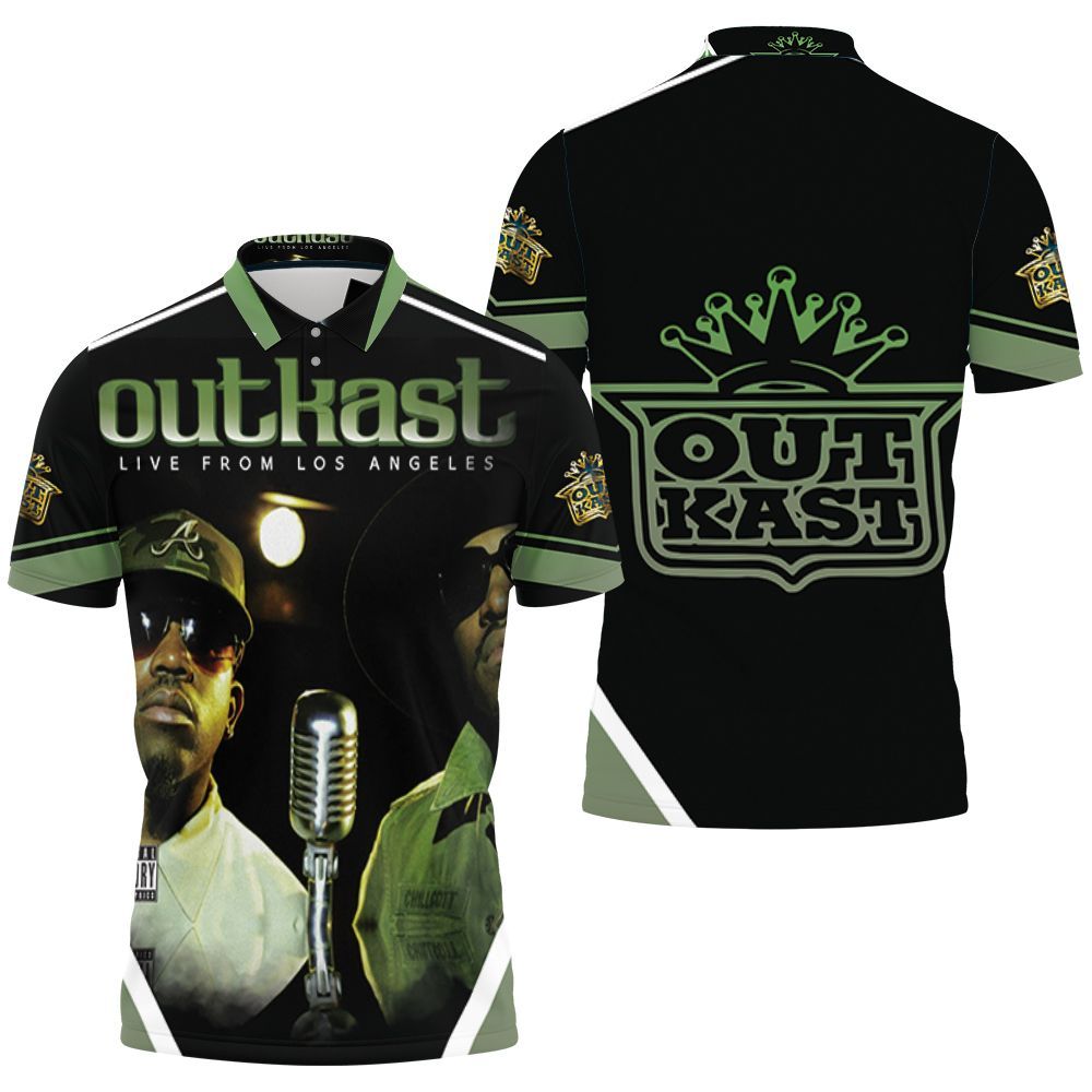 Outkast Live From Los Angeles Polo Shirt Outkast Live From Los Angeles Polo Shirt