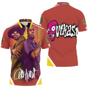 Outkast Portrait Vintage Polo Shirt