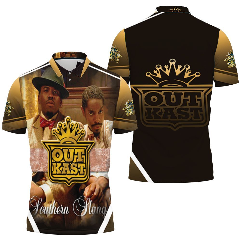Outkast Southern Slan Album Polo Shirt Outkast Southern Slan Album Polo Shirt