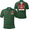 Owen (of Caernarfonshire) Wales Polo Shirt - Welsh National Tartan A7