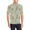 Owl Pattern Print Design A03 Men Polo Shirt