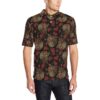 Owl Pattern Print Design A08 Men Polo Shirt