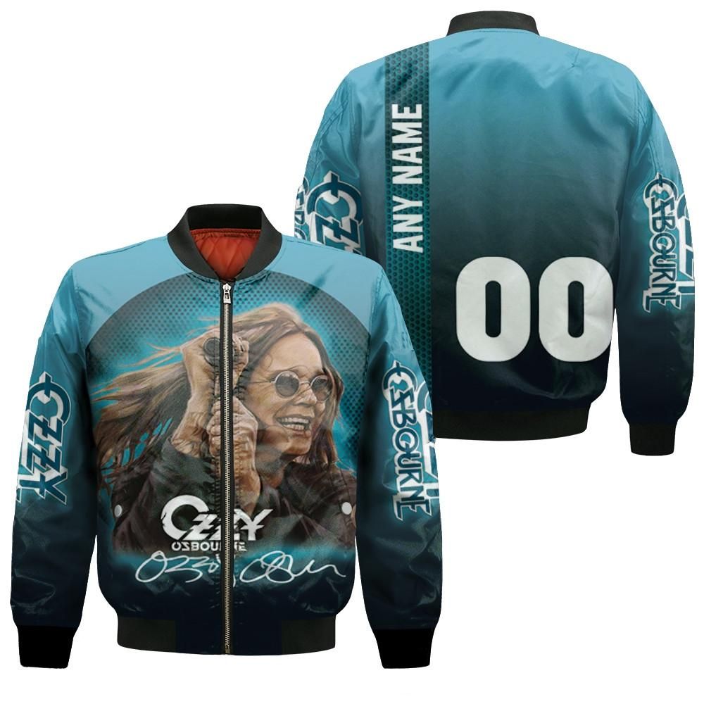 Ozzy Osbourne English Singer Legend Singer Music Album 3D Designed Allover Gift With Custom Name Number For Ozzy Osbourne Fans Bomber Jacket Ozzy Osbourne English Singer Legend Singer Music Album 3D Designed Allover Gift With Custom Name Number For Ozzy Osbourne Fans Bomber Jacket
