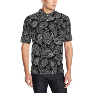 Paisley Pattern Print Design A04 Men Polo Shirt