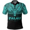 Palau (Blue) Polo Shirt Polynesian A15
