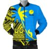 Palau Coconut Tree Men's Bomber Jacket K4 Bomber Jacket