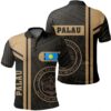 Palau Gold Polo Shirt- Boba Style - AH - J14