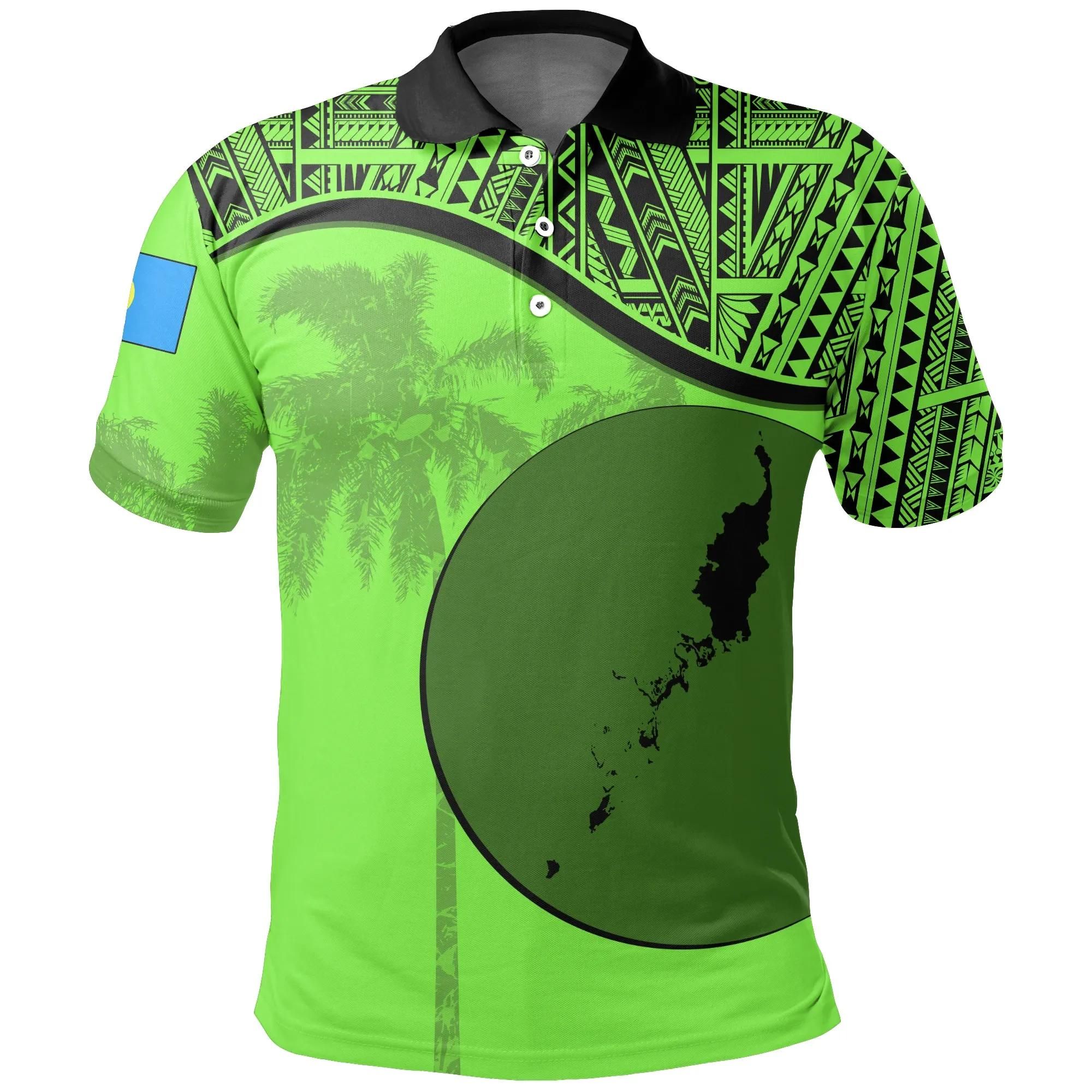 Palau Green Polo Shirt A02 Palau Green Polo Shirt A02