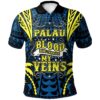 Palau Polo Shirt - Blood Runs Through My Veins Style Flag - BN39