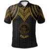 Palau Polo Shirt - Polynesian Armor Style Gold - BN39