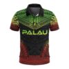 Palau Polo Shirt - Polynesian Chief Reggae Version - BN10