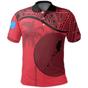 Palau Red Polo Shirt A02
