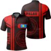 Palau Red Polo Shirt- Boba Style - AH - J14