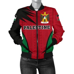 Palestine Bomber Active Women A18 Bomber Jacket