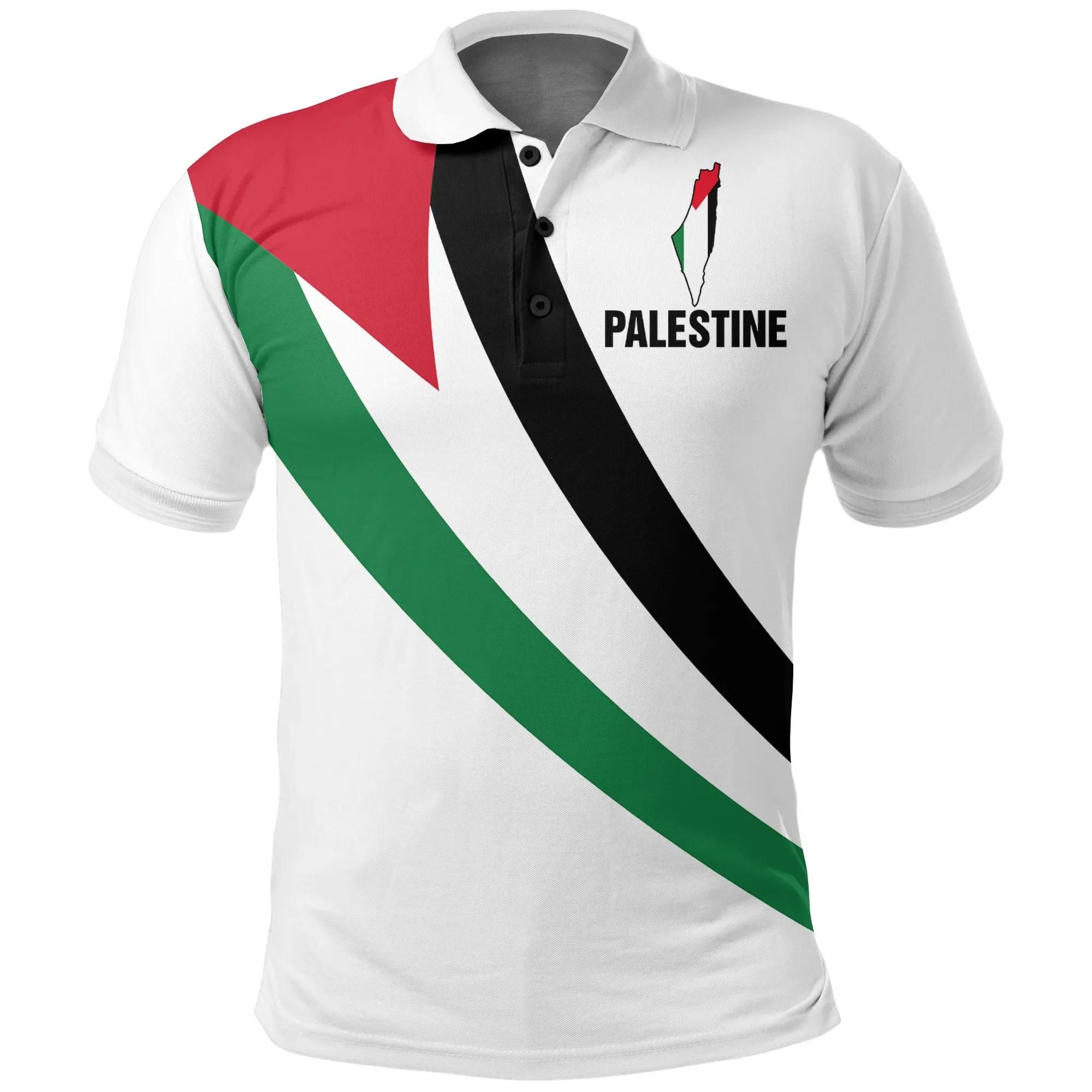 Palestine Special Flag Polo Shirt A7 Palestine Special Flag Polo Shirt A7