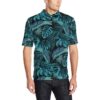 Palm Leaf Pattern Print Design A03 Men Polo Shirt