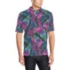 Palm Leaves Pattern Print Design Pl010 Men Polo Shirt