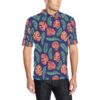 Palm Leaves Pattern Print Design Pl011 Men Polo Shirt