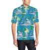 Palm Tree Beach Men Polo Shirt