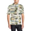 Palm Tree Beach Print Men Polo Shirt