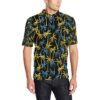 Palm Tree Pattern Men Polo Shirt