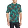 Palm Tree Pattern Print Design Pt01 Men Polo Shirt