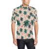Palm Tree Pattern Print Design Pt014 Men Polo Shirt