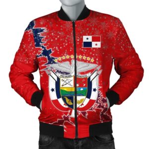 Panama Christmas Coat Of Arms Men Bomber Jacket  X Style J78 Bomber Jacket