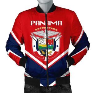 Panama Coat Of Arms Men Bomber Jacket Lucian Style J5W Bomber Jacket